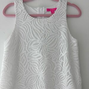 Lilly Pulitzer white lace top